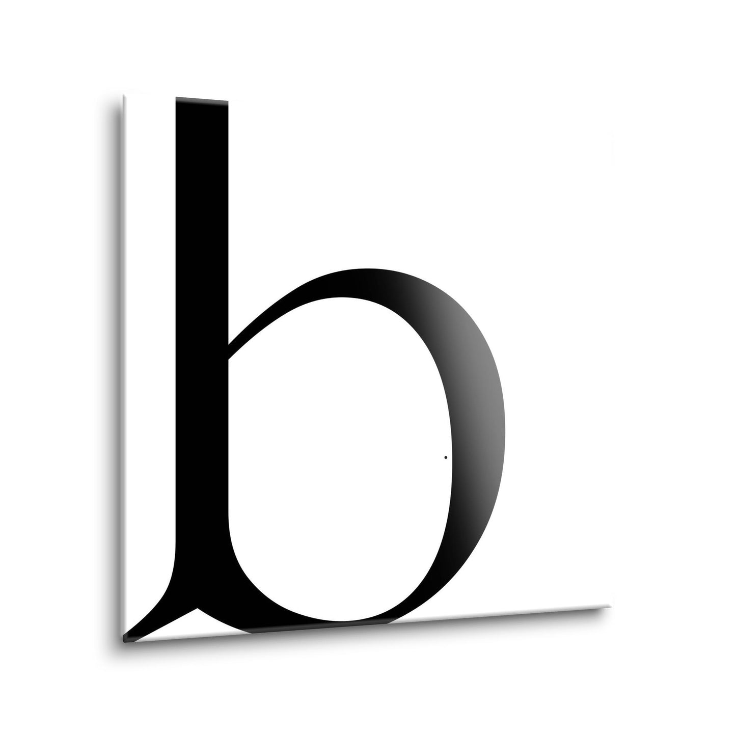 Minimal Monogram B | Hi-Def Glass Art | Eaches | Min 1