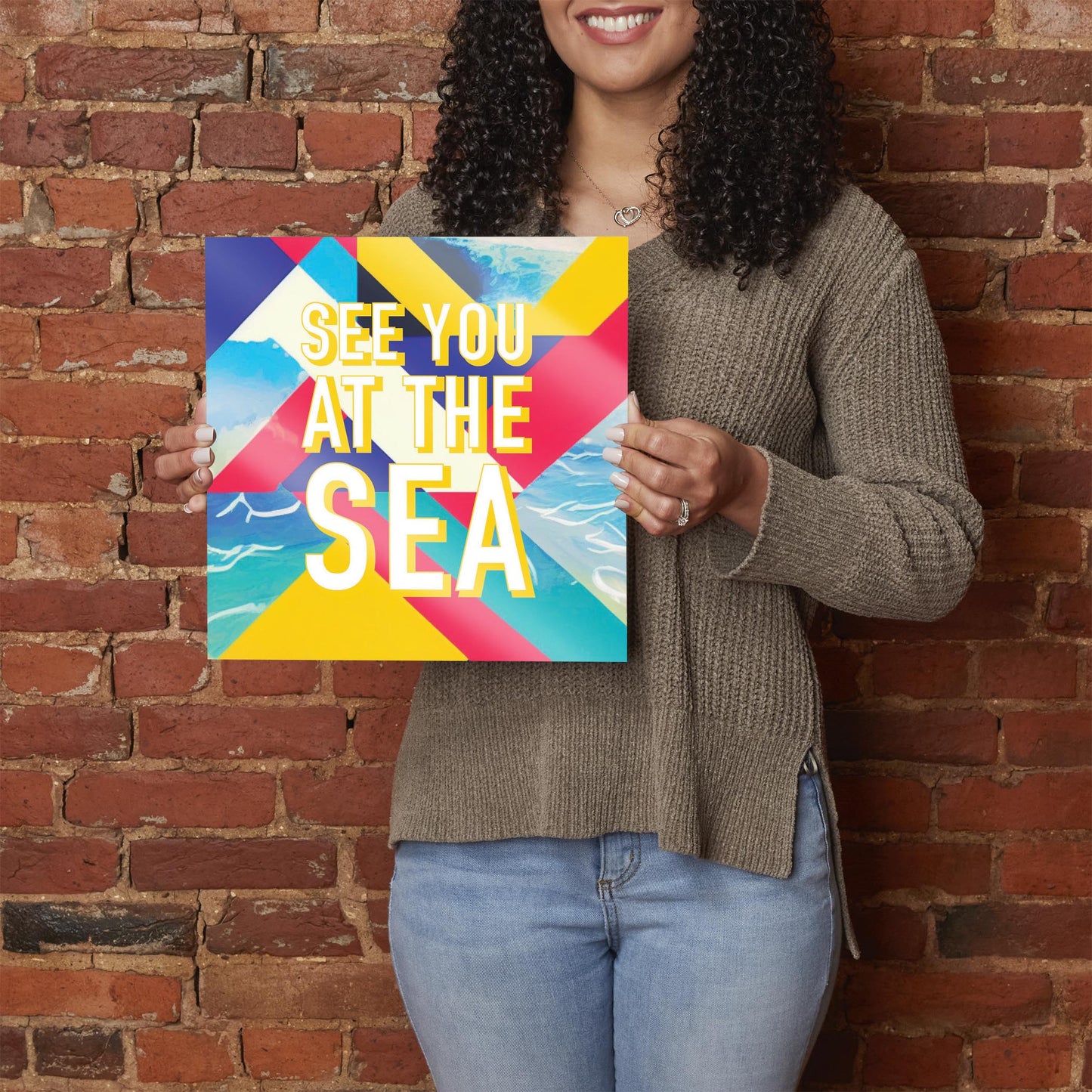 See You At The Sea | Hi-Def Glass Art | Eaches | Min 1