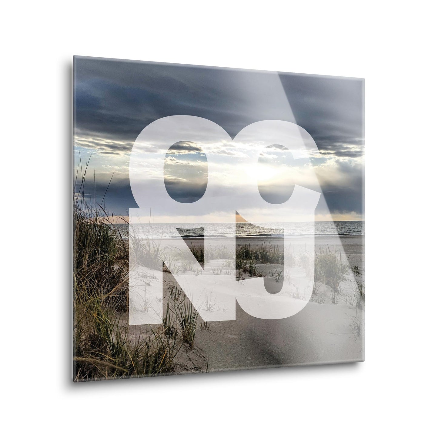 OCNJ Photo With Text | Hi-Def Glass Art | Eaches | Min 1