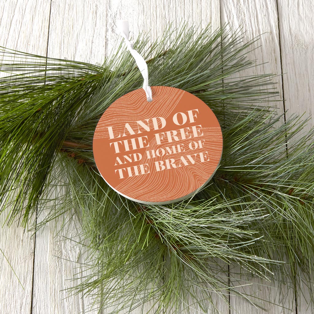 Modern Minimalist New York Free Brave| Wood Ornament | Eaches | Min 6