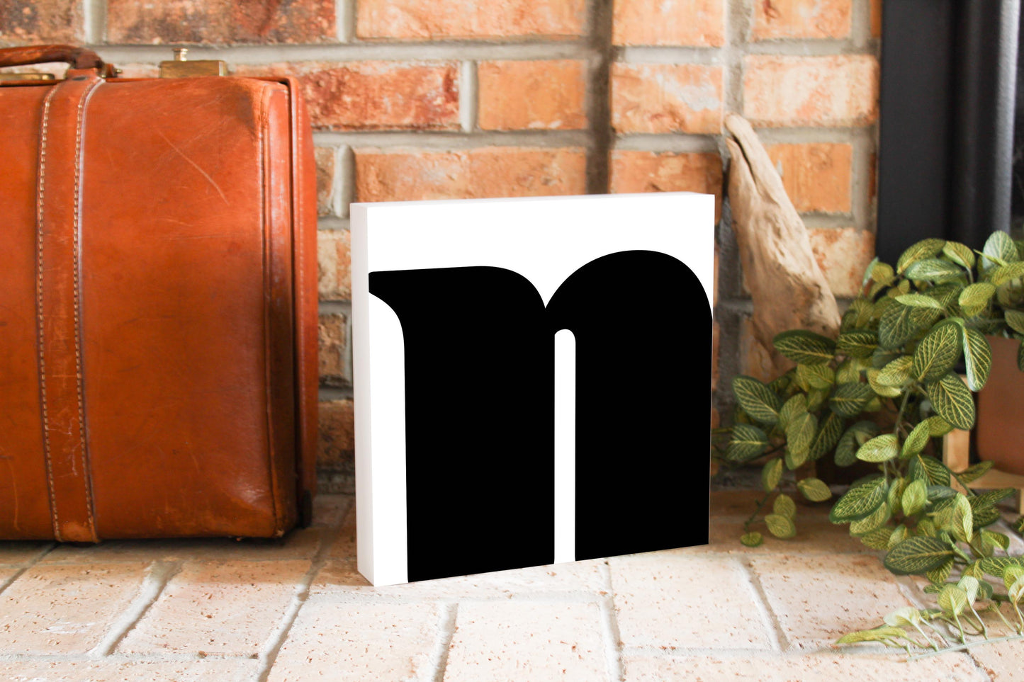 Fun Chunky Monogram N | Wood Block | Eaches | Min 2
