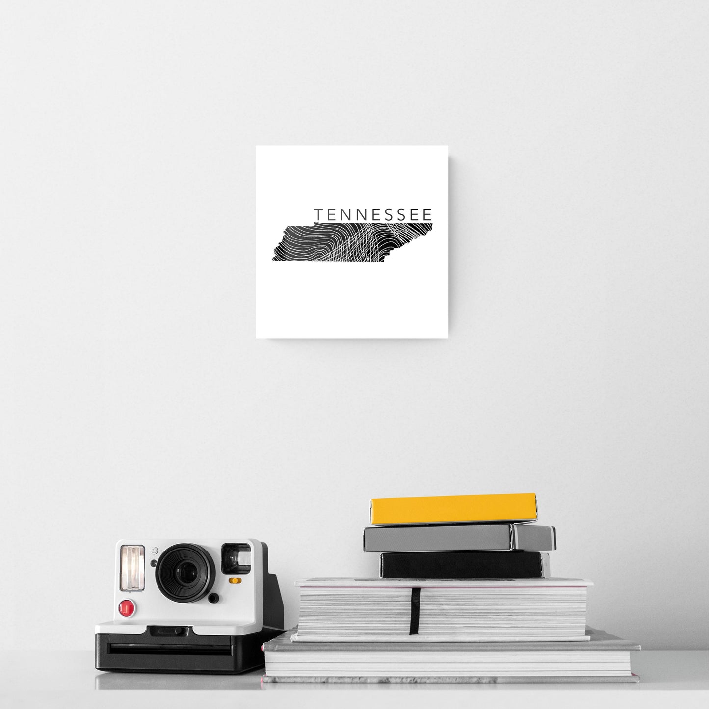 Minimalist B&W Tennessee State Name | Hi-Def Glass Art | Eaches | Min 2