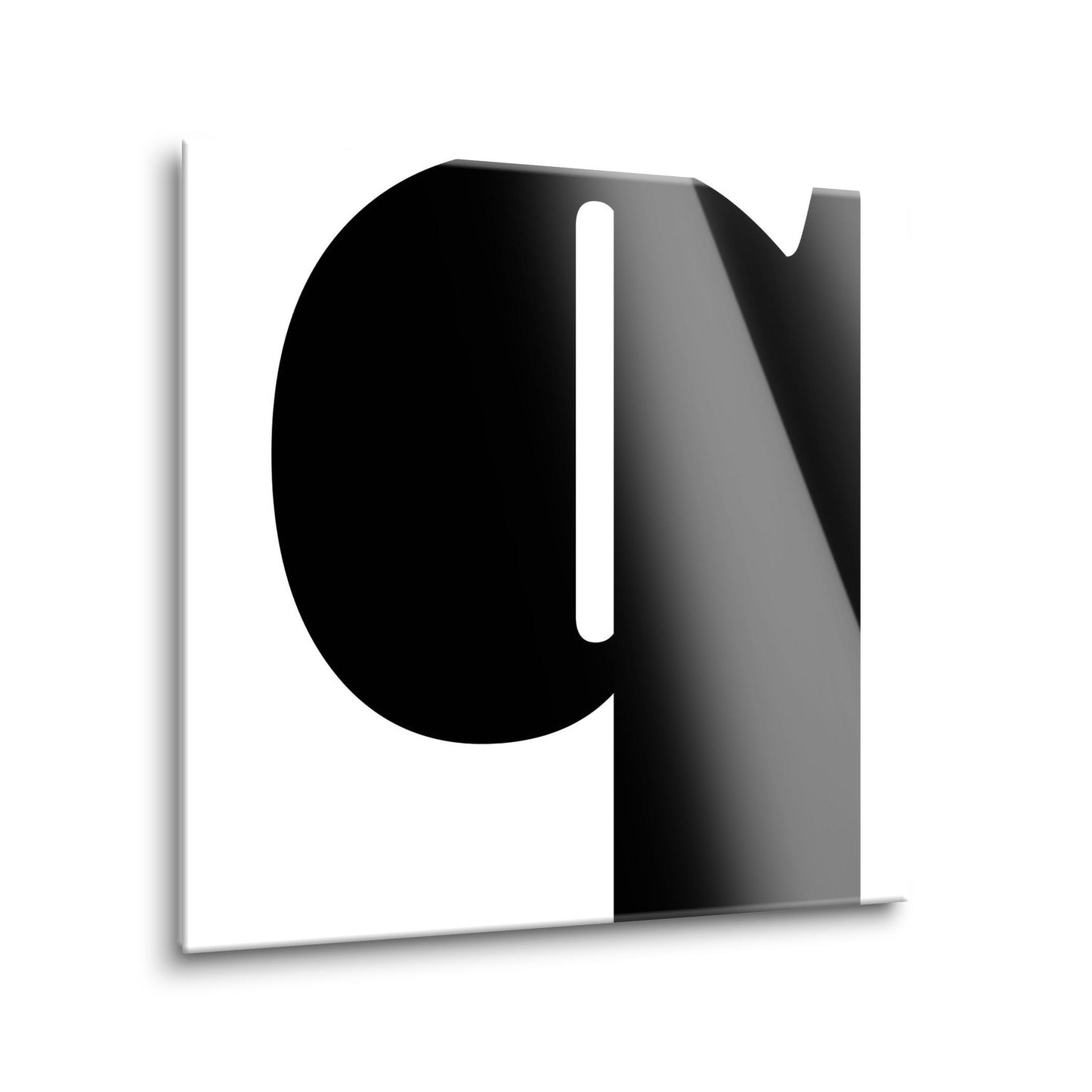 Fun Chunky Monogram Q | Hi-Def Glass Art | Eaches | Min 1