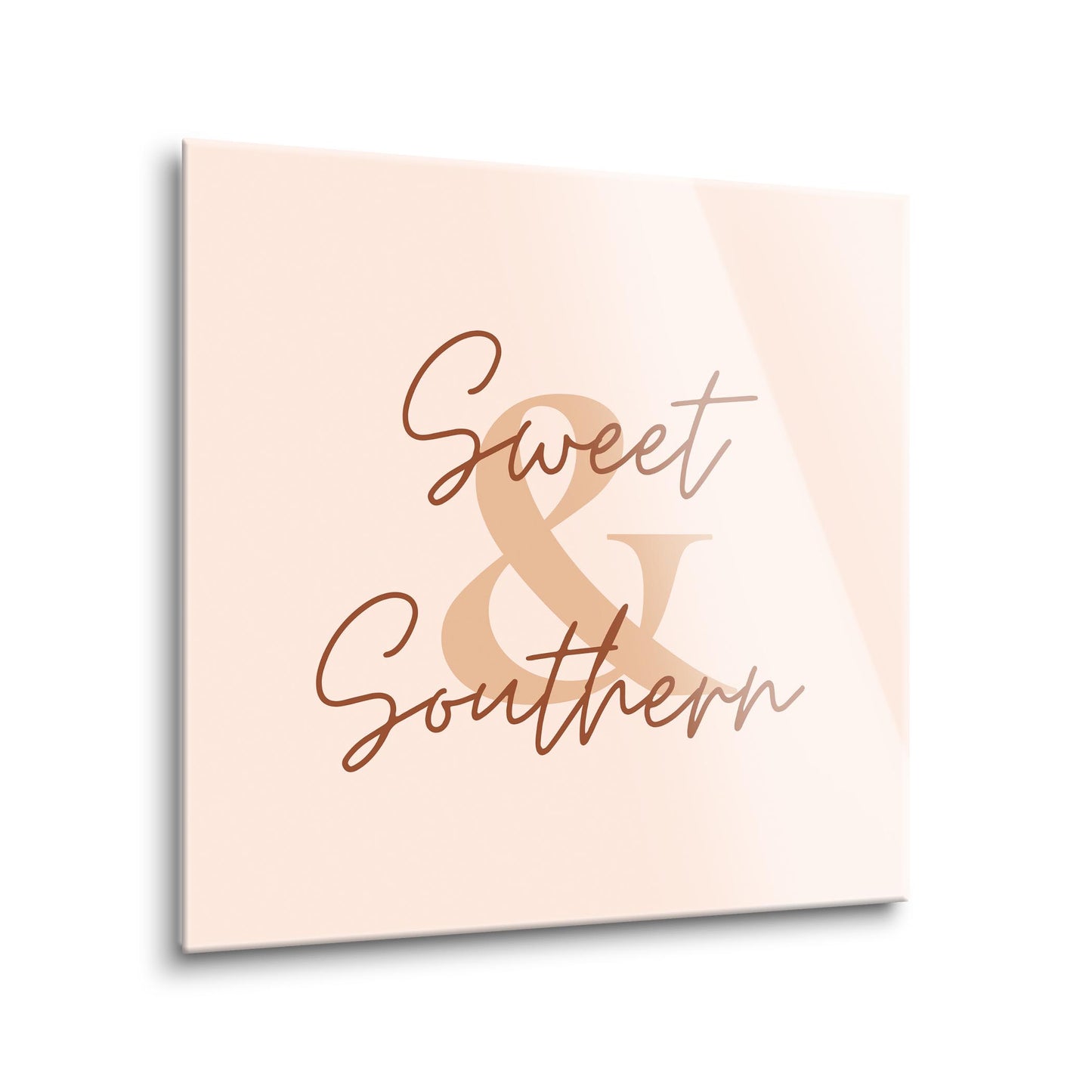 Modern Minimalist Texas Sweet Southern | Hi-Def Glass Art | Eaches | Min 1