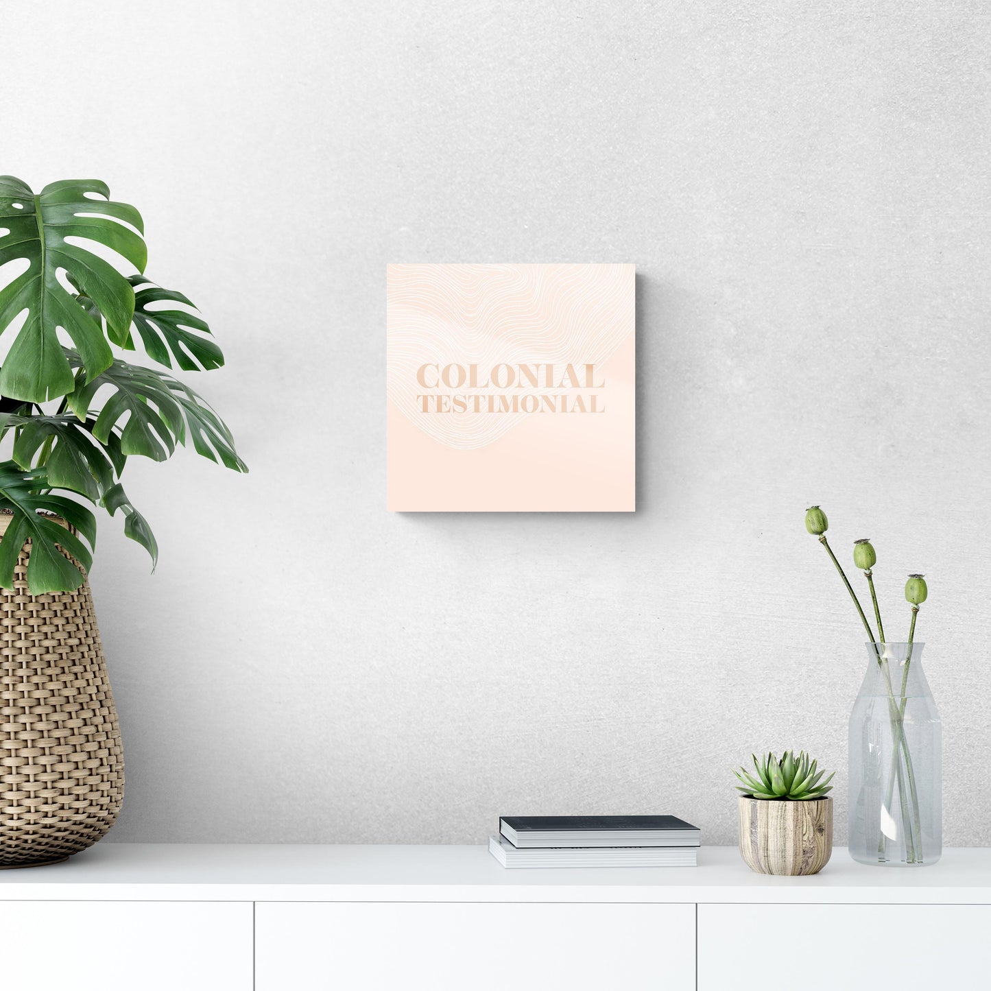 Modern Minimalist Pennsylvania Colonial Quip | Hi-Def Glass Art | Eaches | Min 1