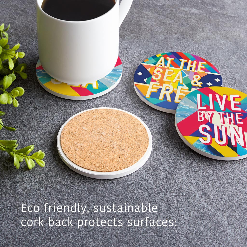 Bright Florida Patterns| Absorbent Coasters | Set of 4 | Min 2