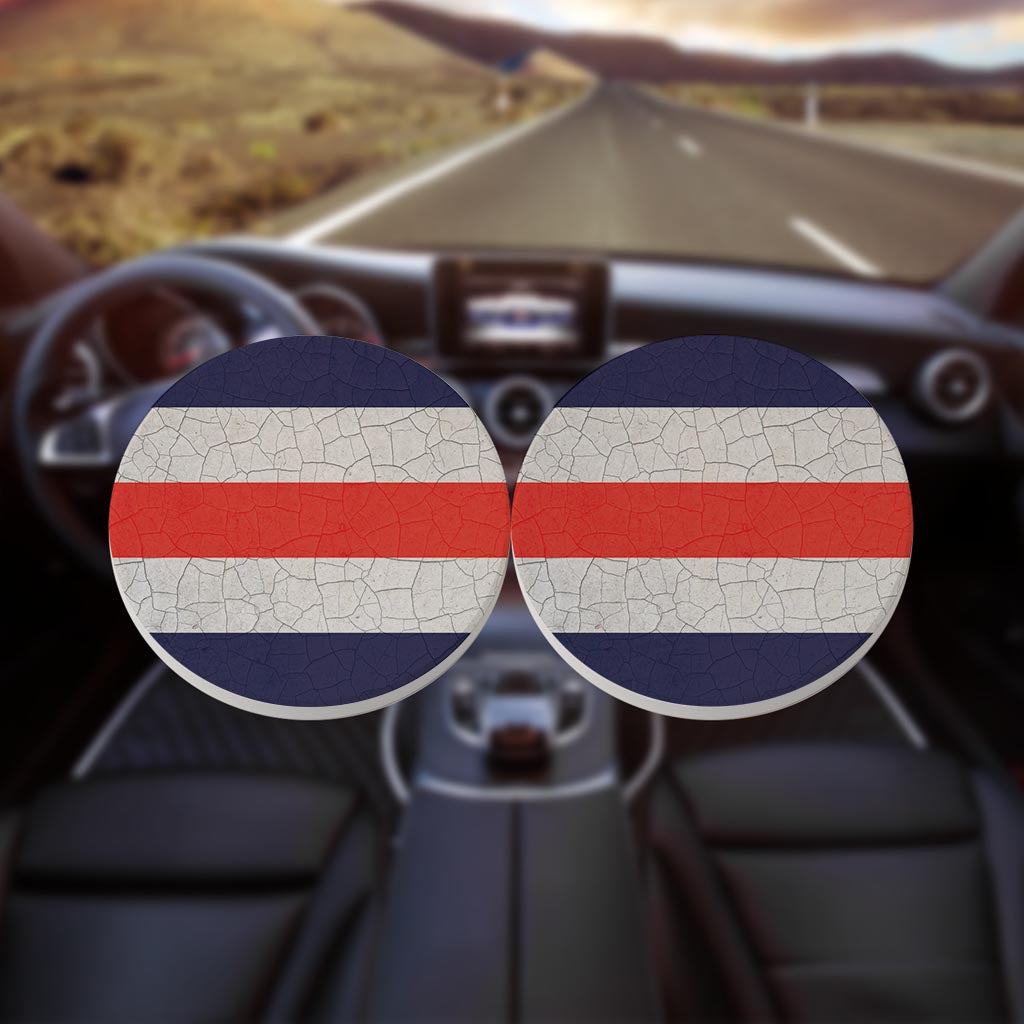 Nautical Flag Charlie| Absorbent Car Coasters | Set of 2 | Min 4