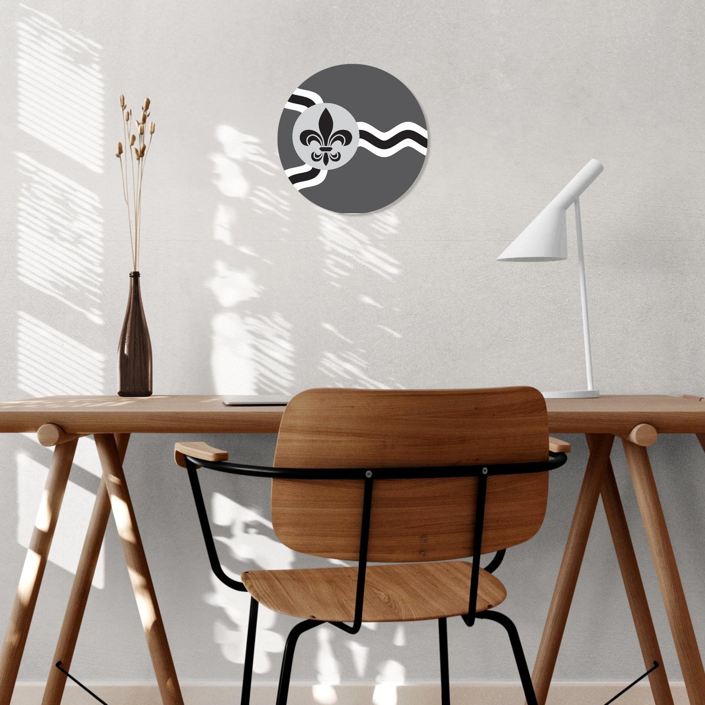 Minimalist B&W Missouri St Louis Flag | Wood Sign | Eaches | Min 1