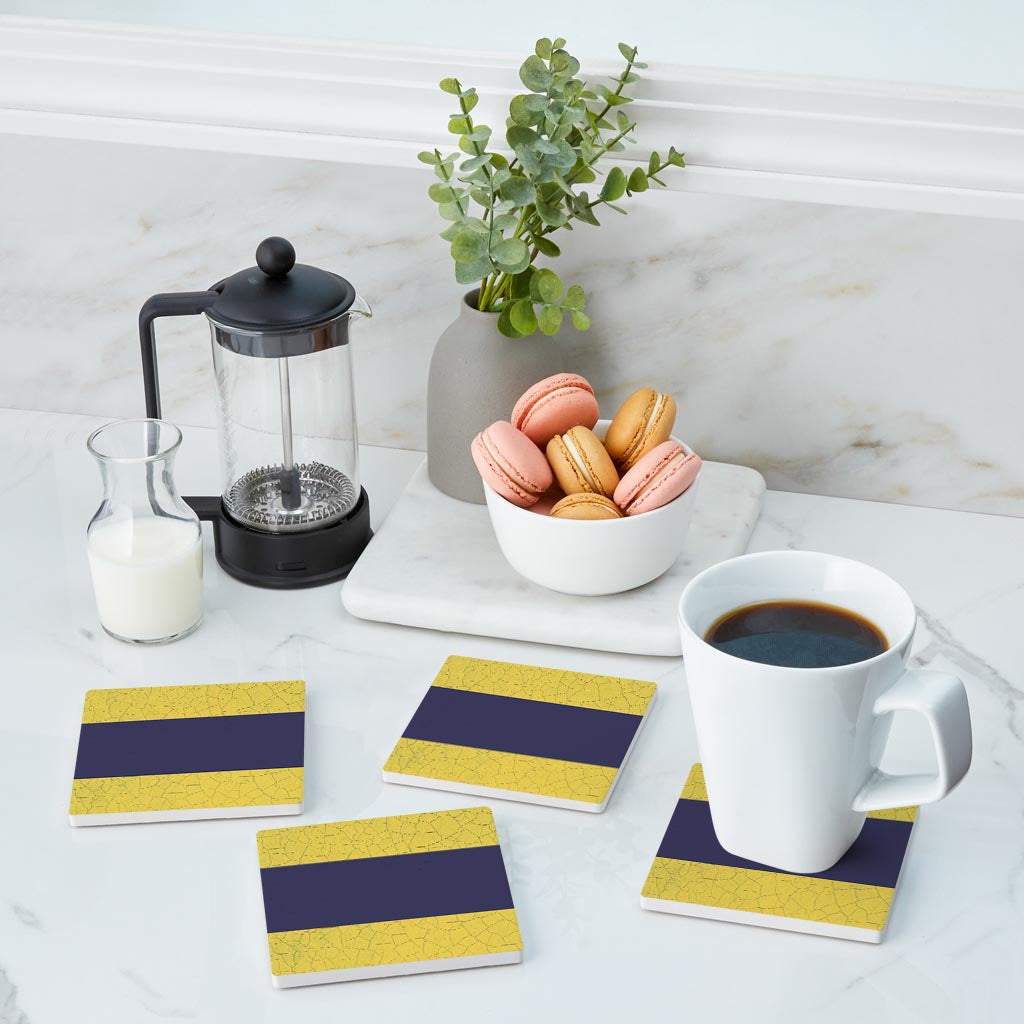 Nautical Flag Delta | Absorbent Coasters | Set of 4 | Min 2