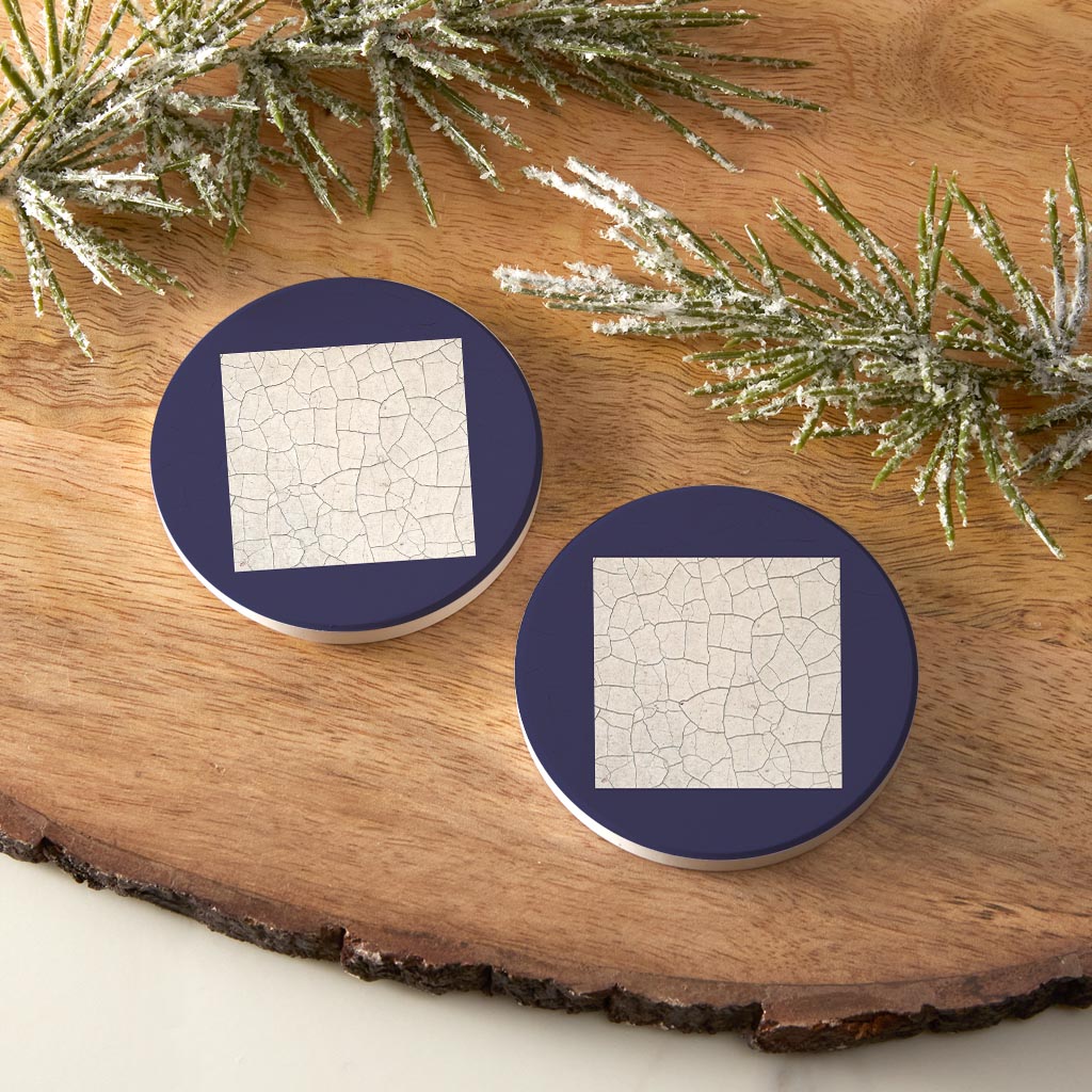 Nautical Flag Papa| Absorbent Car Coasters | Set of 2 | Min 4