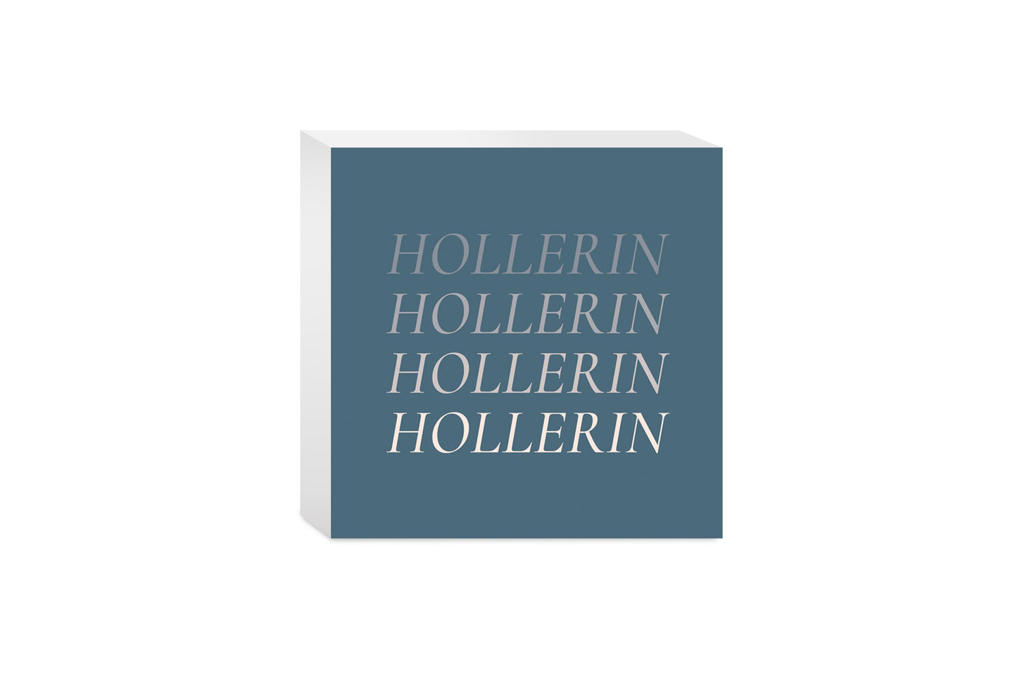 Modern Minimalist Arkansas Hollerin | Wood Block | Eaches | Min 4