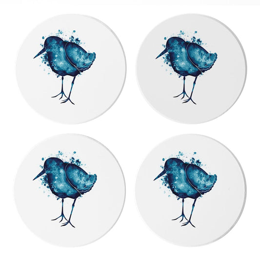 East Coast Water Color Sand Piper | Absorbent Coasters | Set of 4 | Min 2