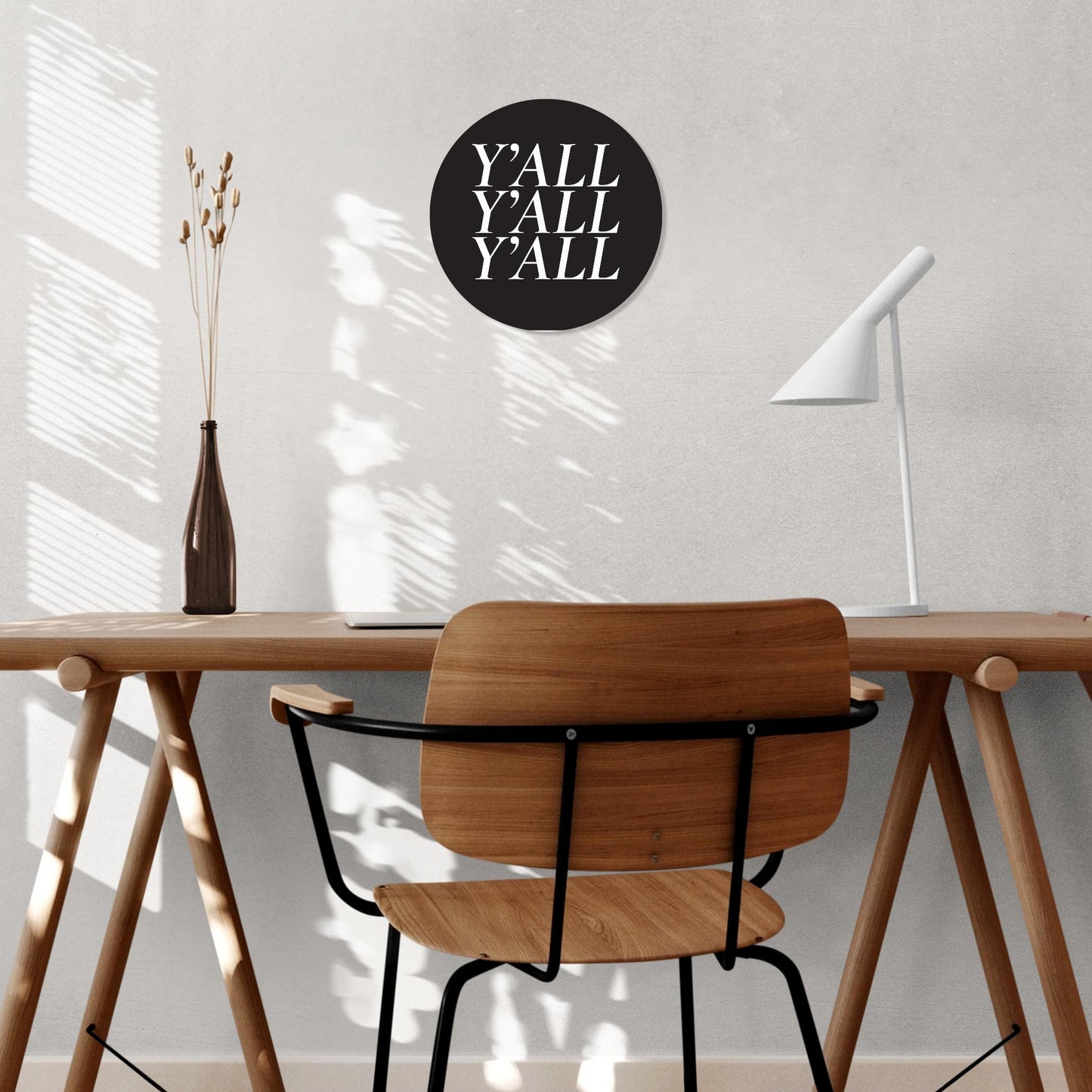 Minimalistic B&W Texas Yall | Wood Sign | Eaches | Min 1