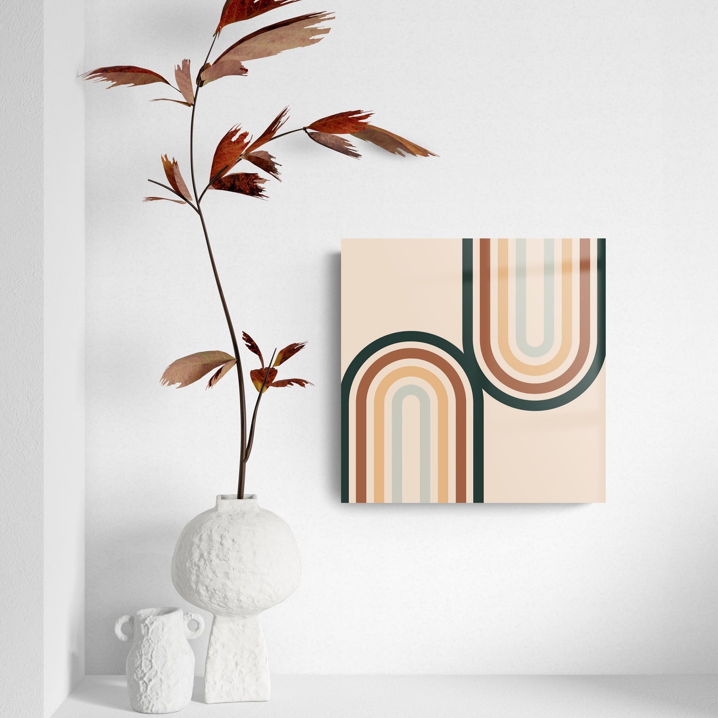 Modern Minimalist Line Art | Hi-Def Glass Art | Eaches | Min 2