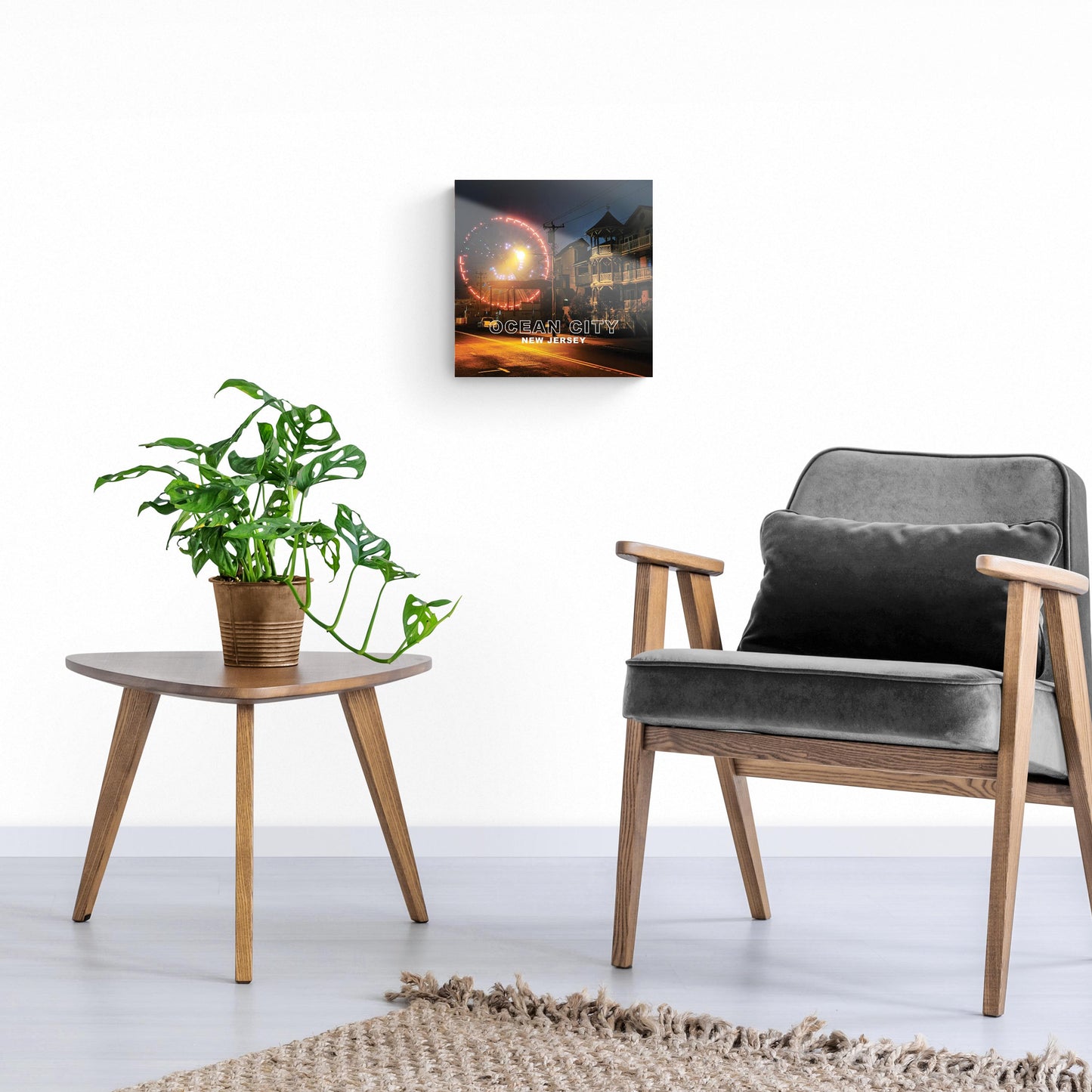 OCNJ Photo With Text | Hi-Def Glass Art | Eaches | Min 1