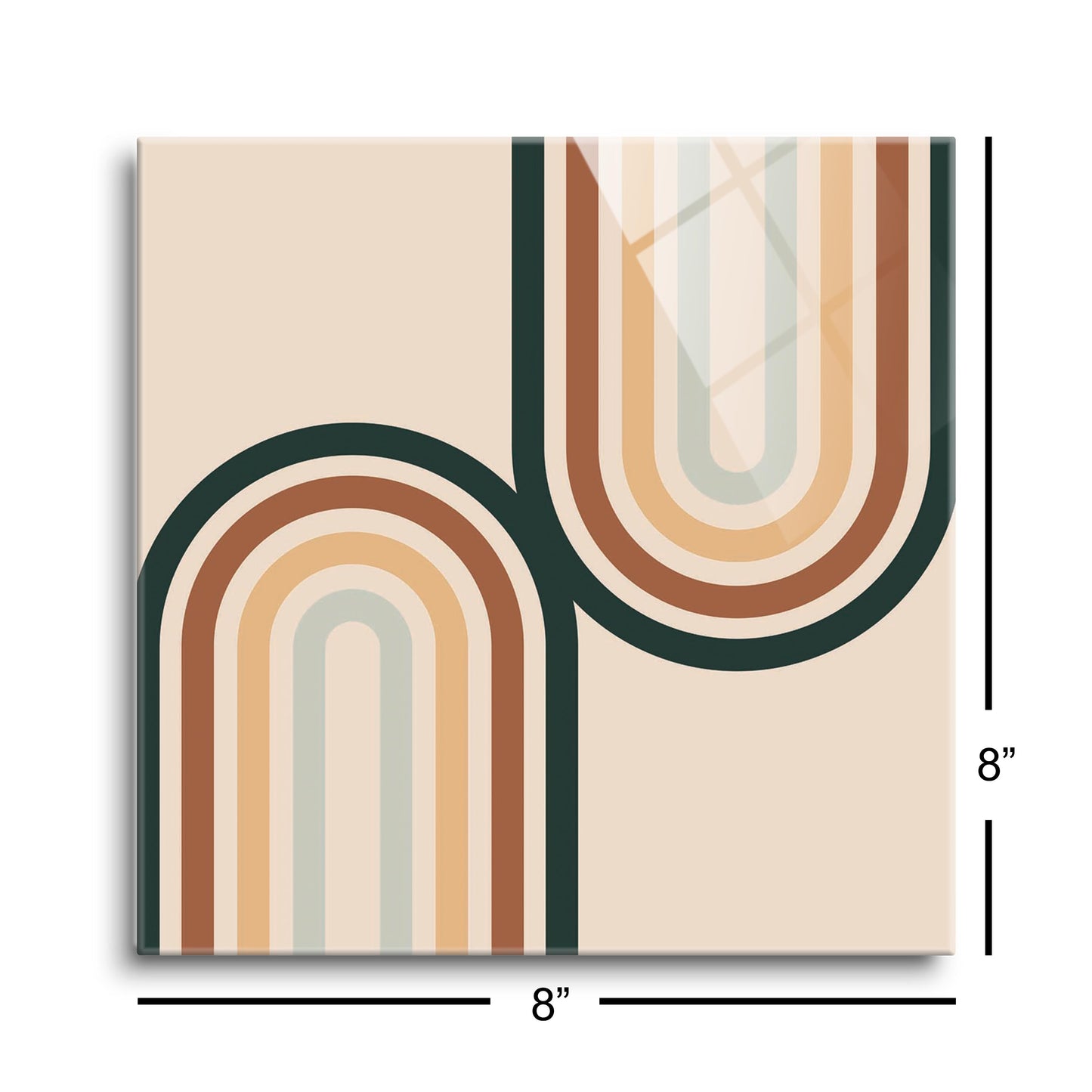Modern Minimalist Line Art | Hi-Def Glass Art | Eaches | Min 2