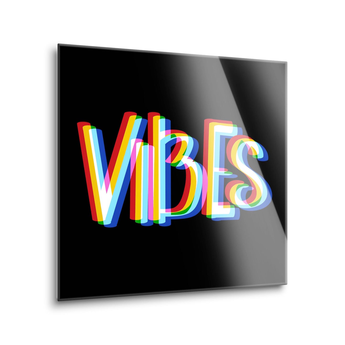 Funky Vibes Illusion In Black | Hi-Def Glass Art | Eaches | Min 1