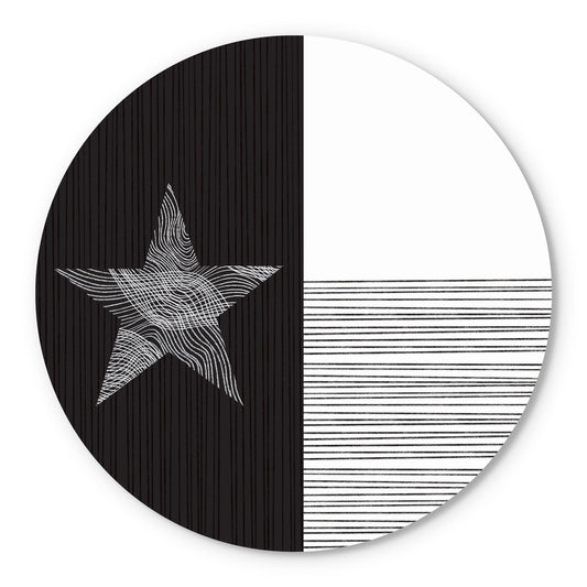Modern Texas State Flag Abstract Lines | Wood Sign | Eaches | Min 1