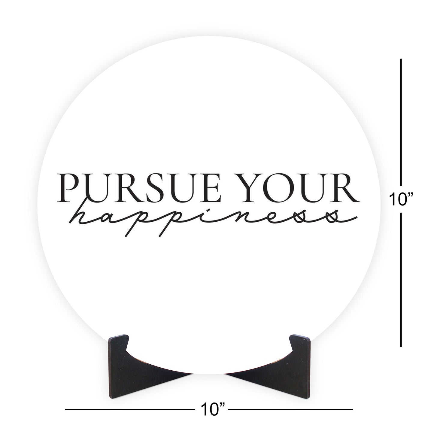 Minimalistic B&W Pennsylvania Happiness Quip | Wood Sign | Eaches | Min 1