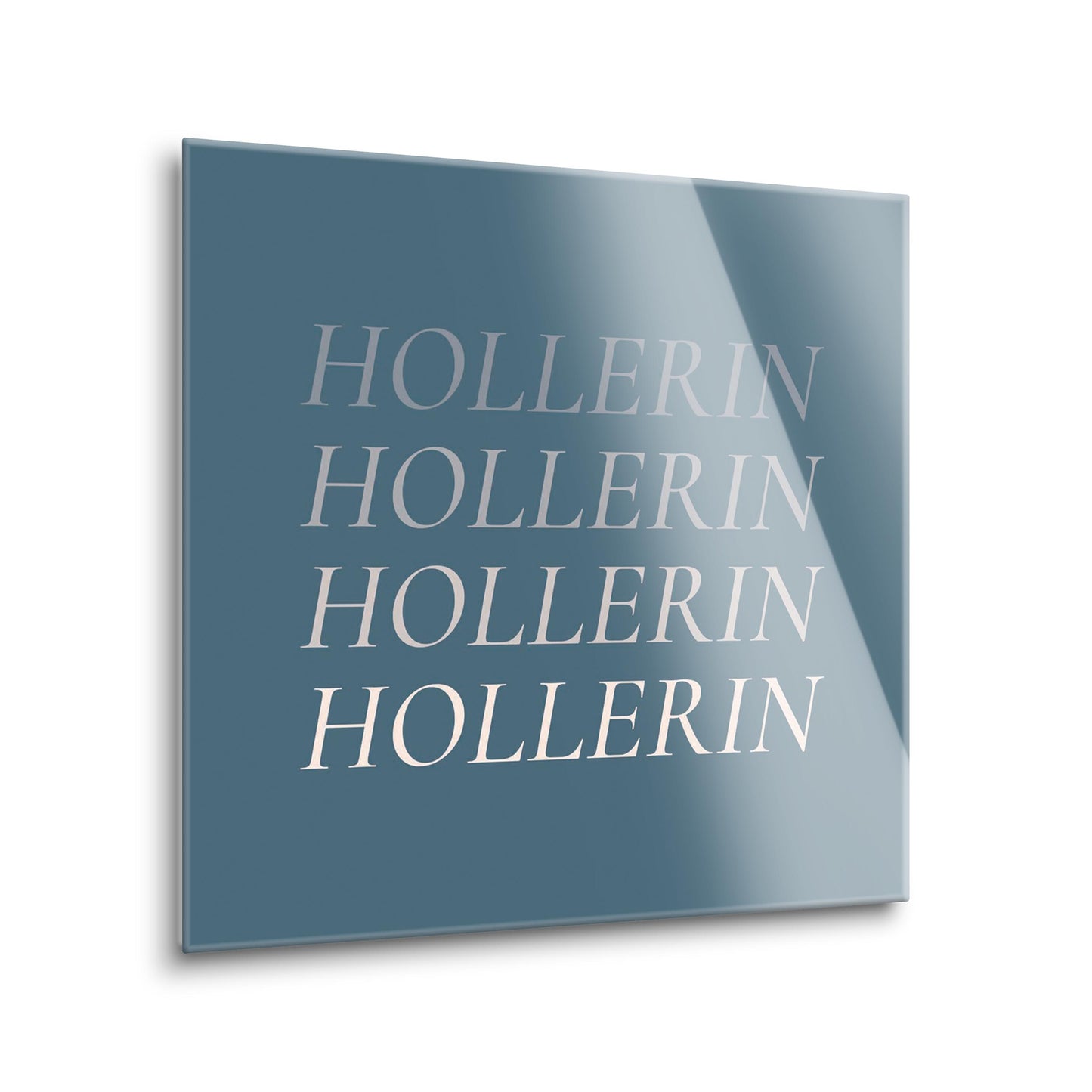 Modern Minimalist Arkansas Hollerin | Hi-Def Glass Art | Eaches | Min 2