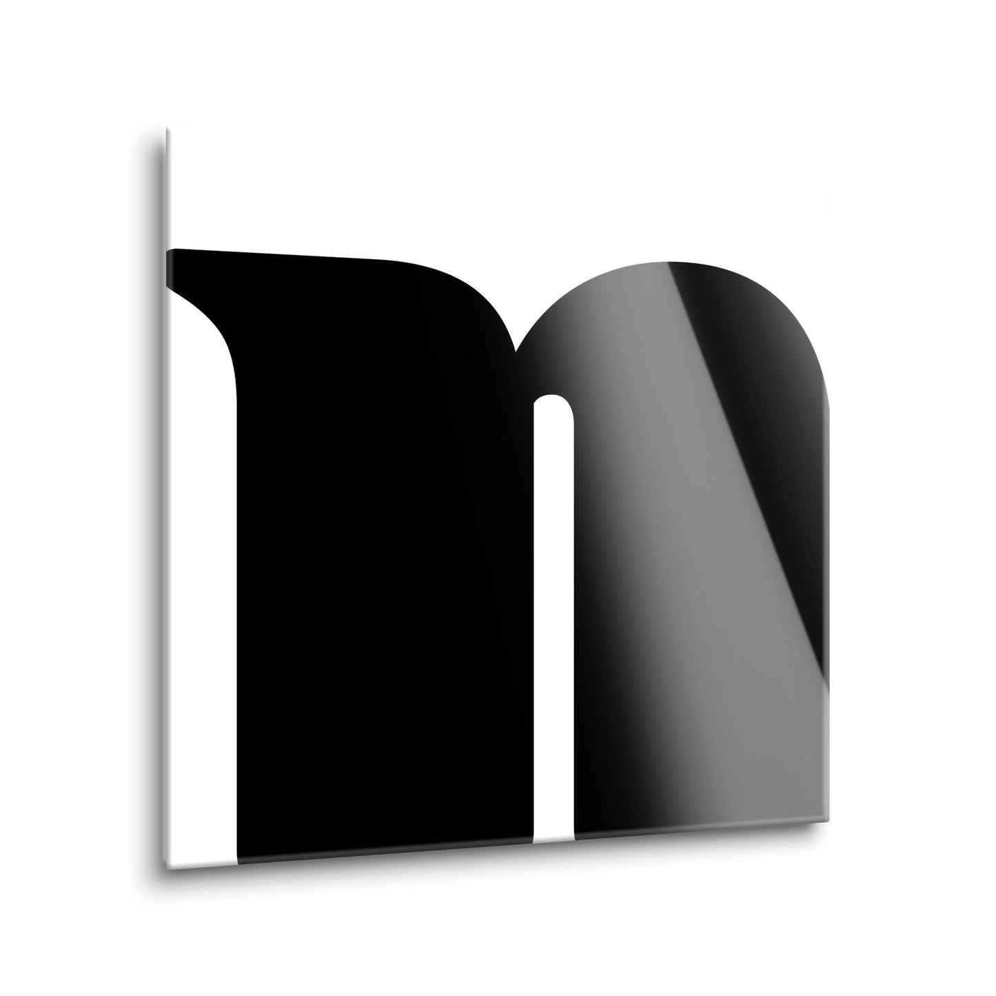 Fun Chunky Monogram N | Hi-Def Glass Art | Eaches | Min 1