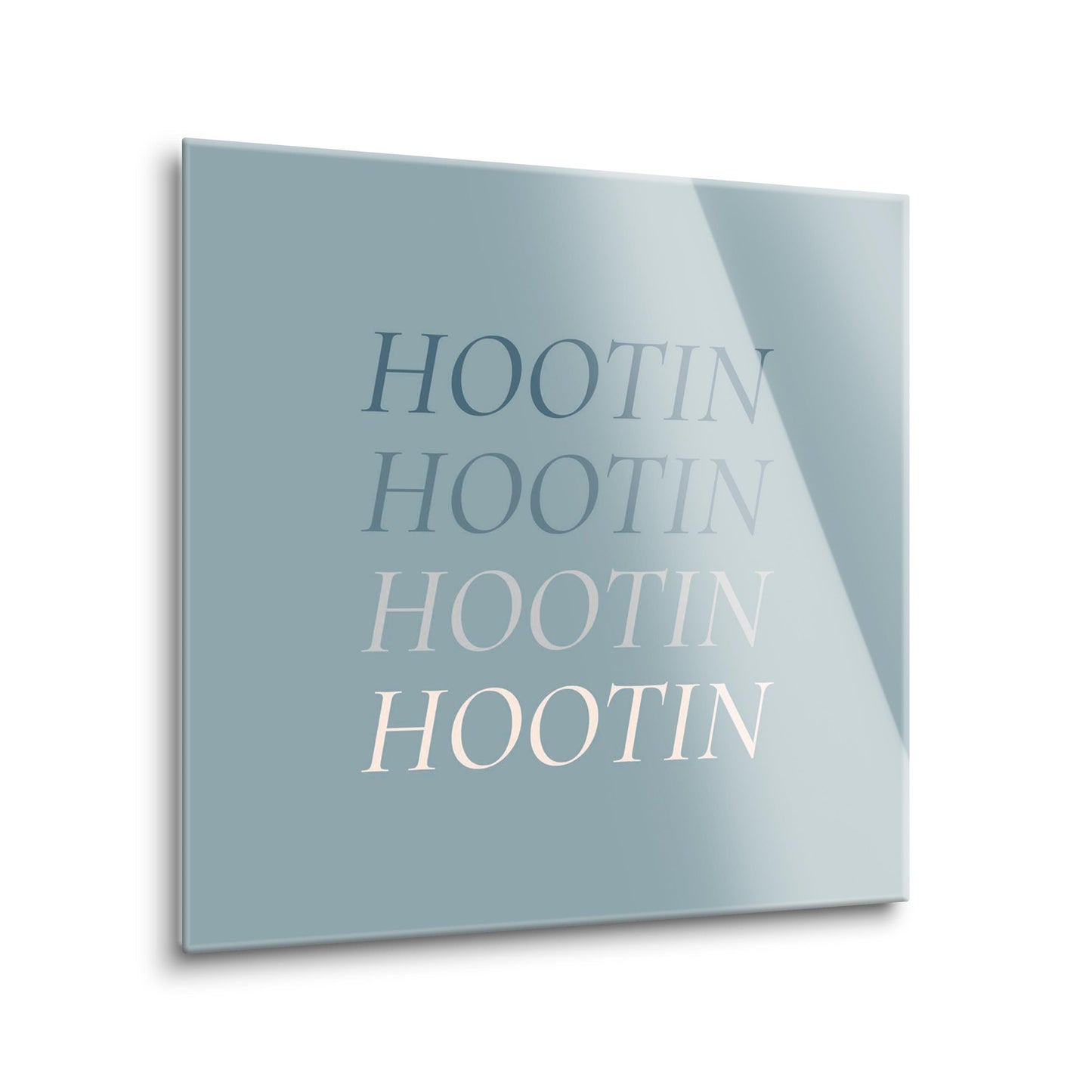 Modern Minimalist Arkansas Hootin | Hi-Def Glass Art | Eaches | Min 2