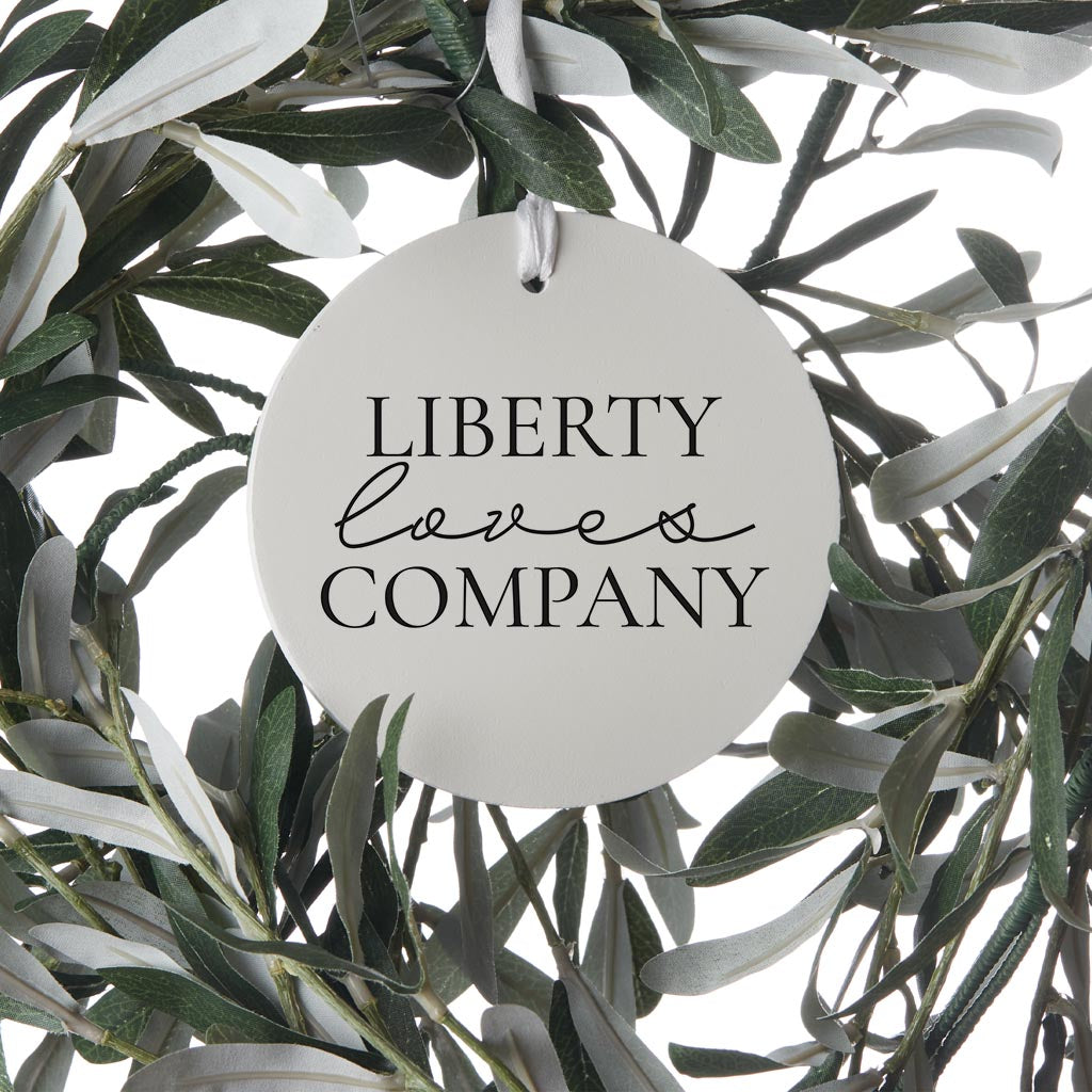Minimalistic B&W Pennsylvania Liberty Quip| Wood Ornament | Eaches | Min 6