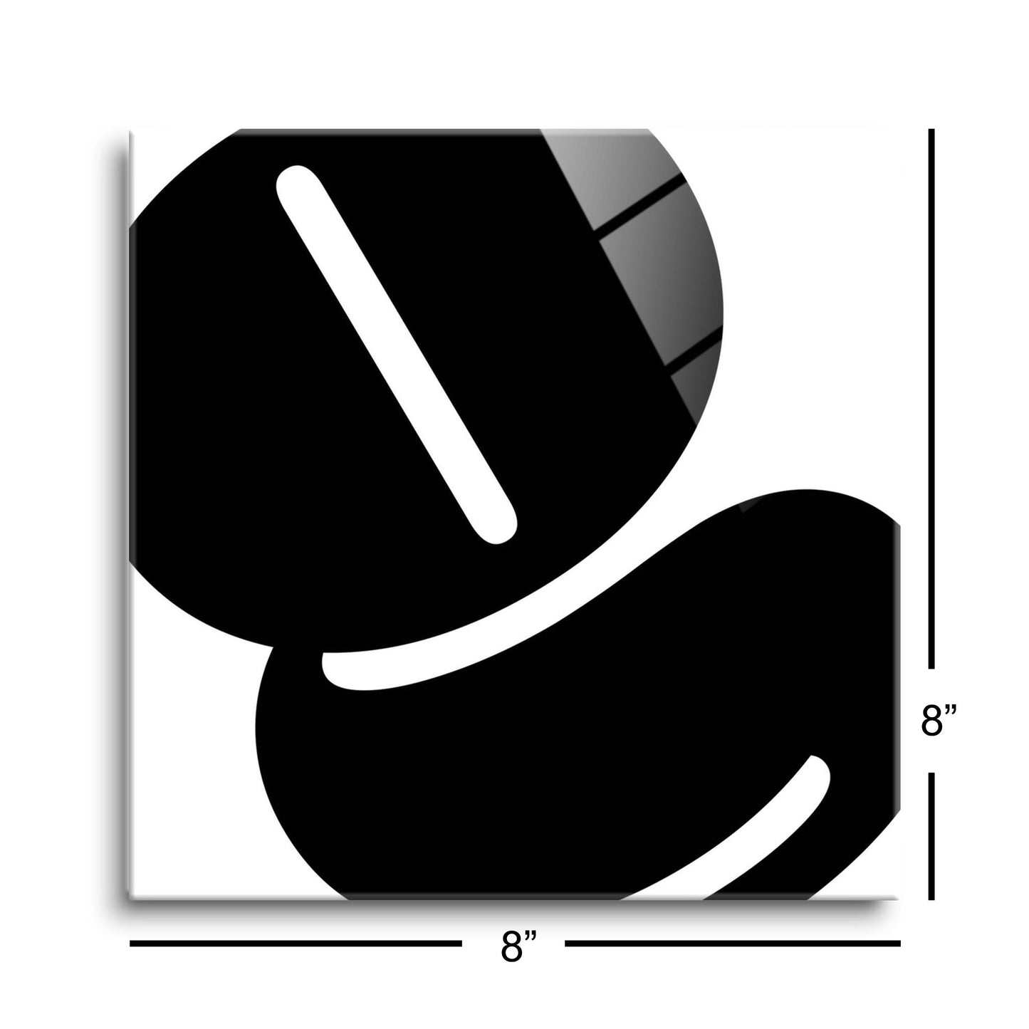 Fun Chunky Monogram G | Hi-Def Glass Art | Eaches | Min 2