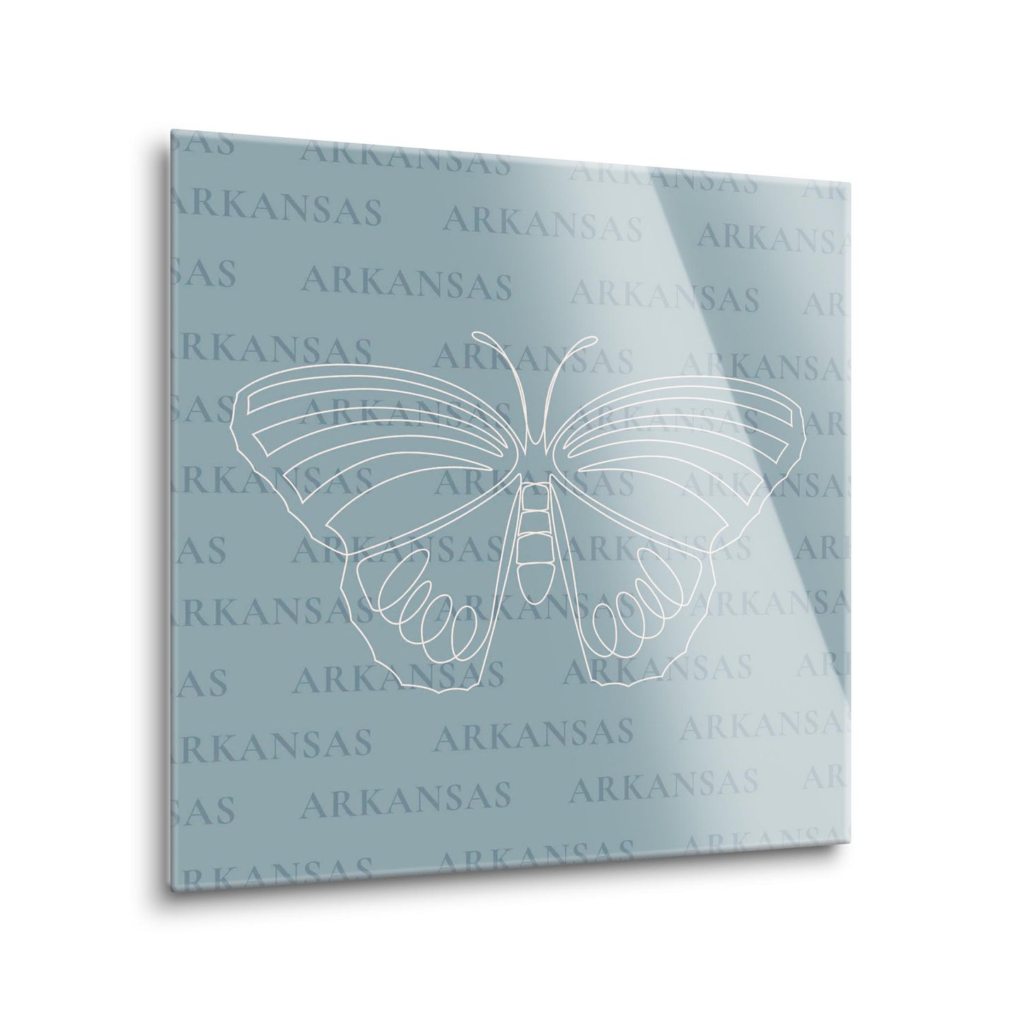 Modern Minimalist Arkansas Diana Fritillary Butterfly | Hi-Def Glass Art | Eaches | Min 1