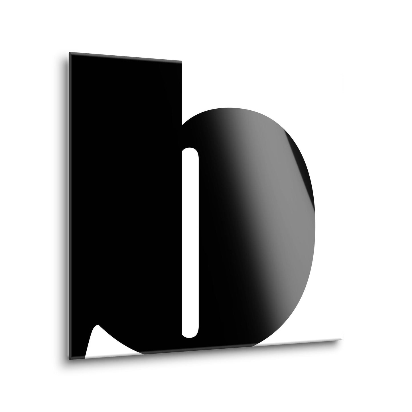Fun Chunky Monogram B | Hi-Def Glass Art | Eaches | Min 1