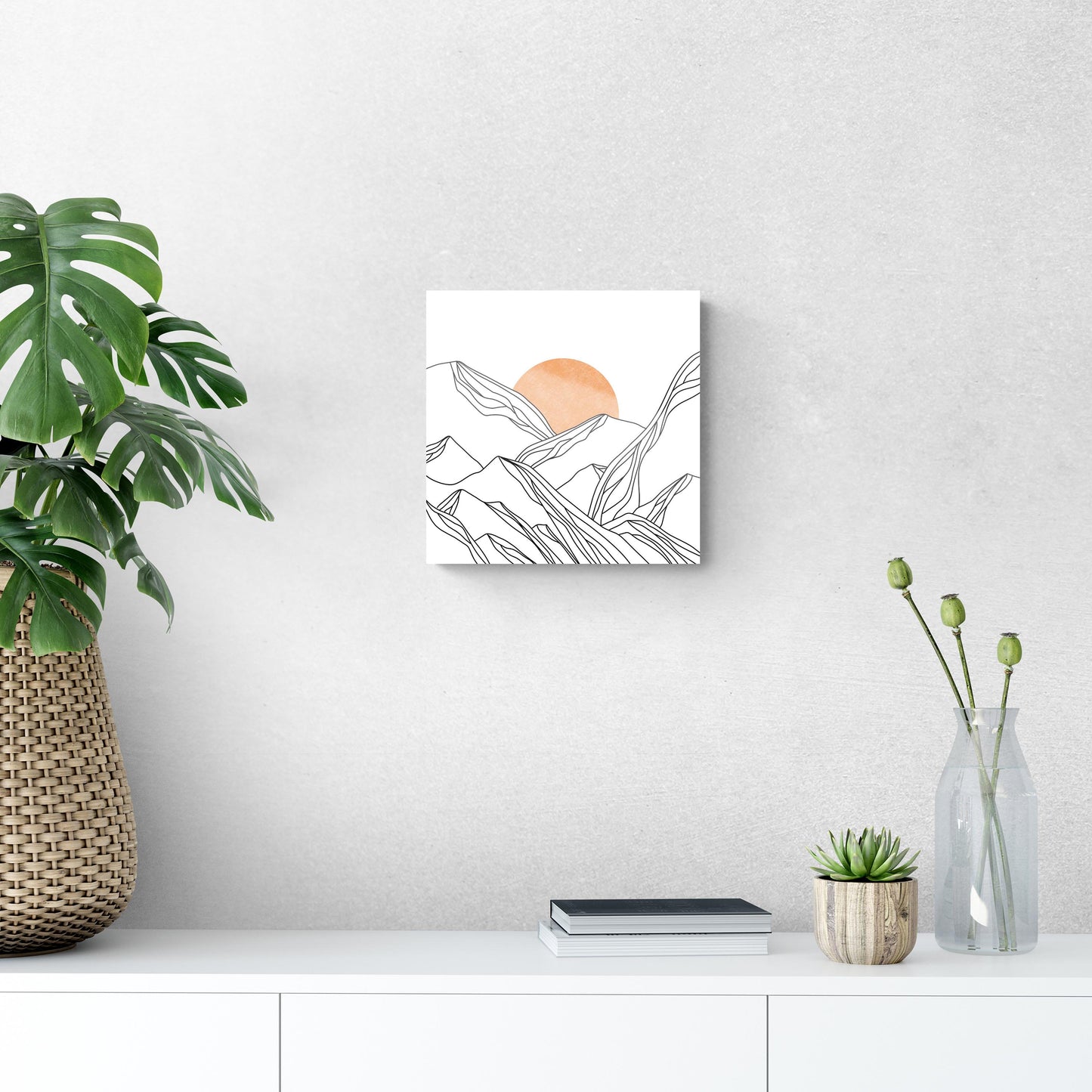 White Mountain Sun Lines | Hi-Def Glass Art | Eaches | Min 1