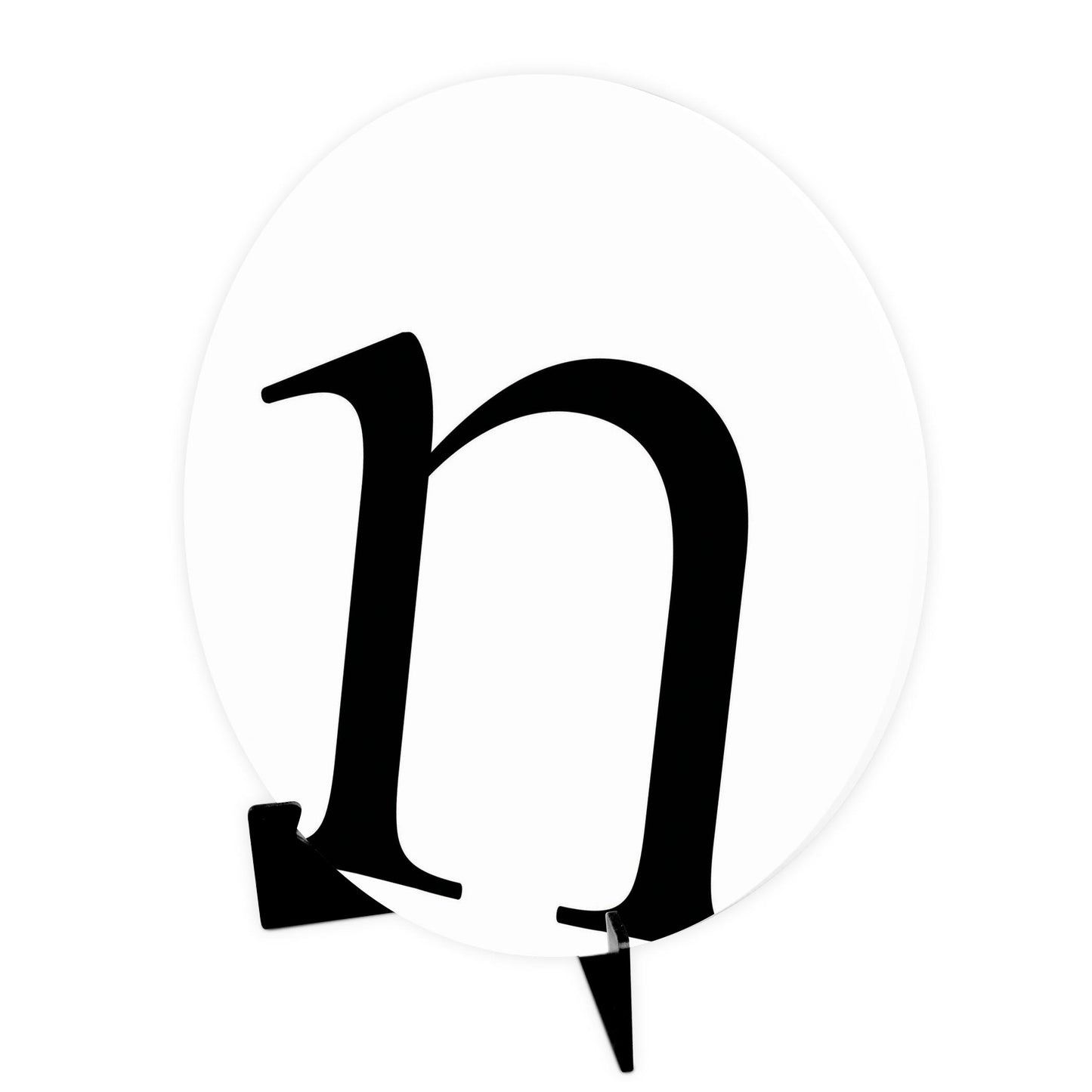 Minimalist Monogram N | Wood Sign | Eaches | Min 1