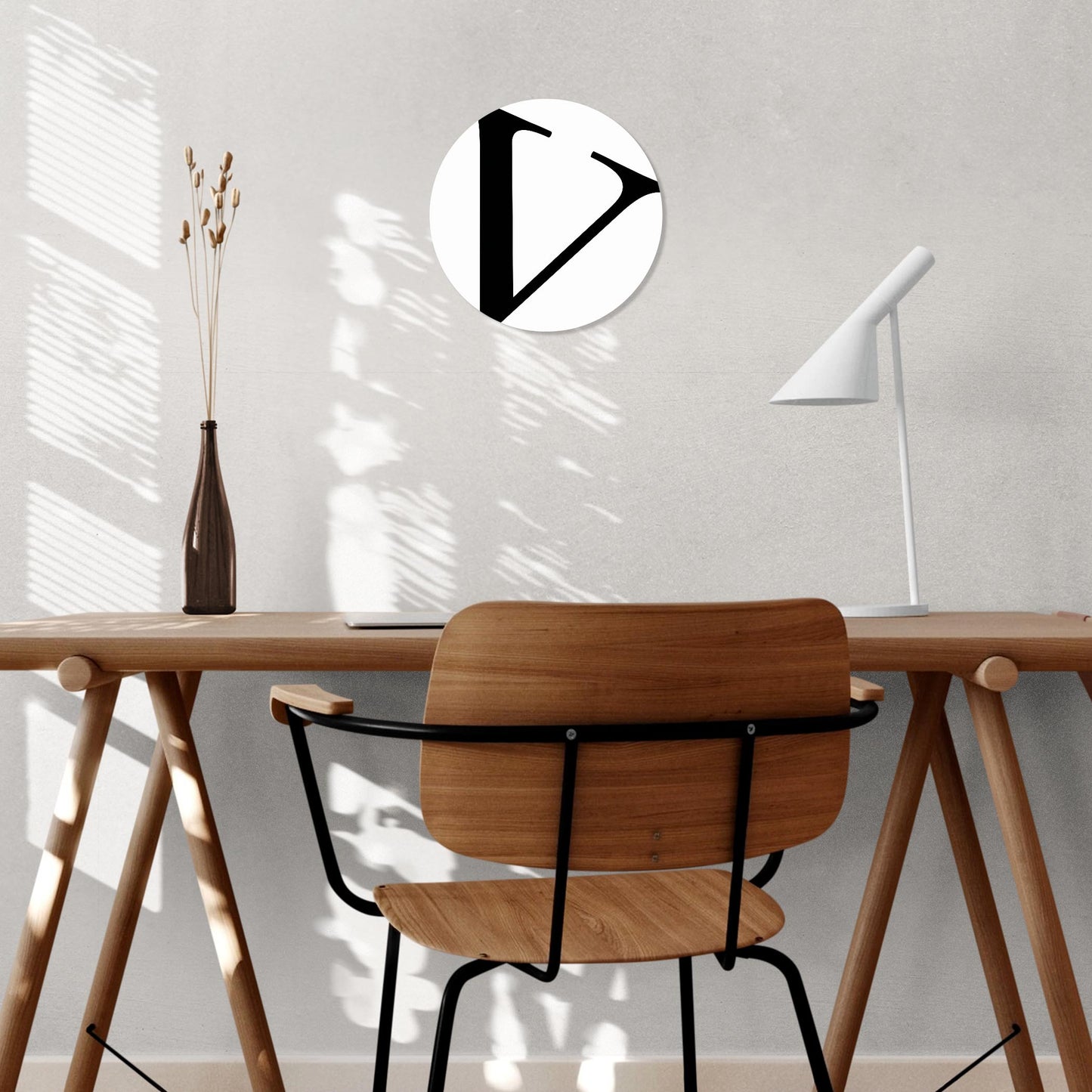 Minimalist Monogram V | Wood Sign | Eaches | Min 1