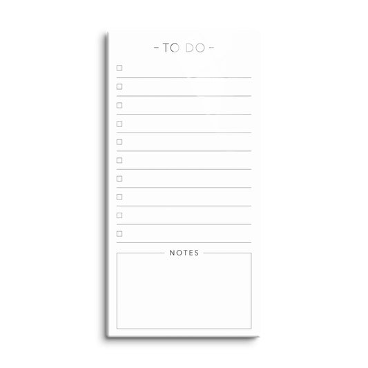 Minimalist To Do List| Hi-Def Glass Art | Eaches | Min 2