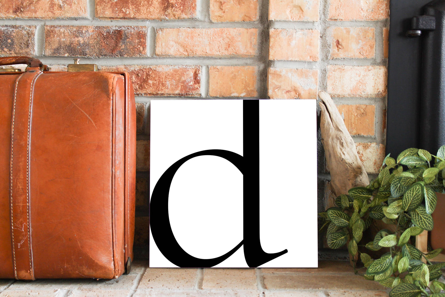 Minimal Monogram D | Wood Sign | Eaches | Min 2