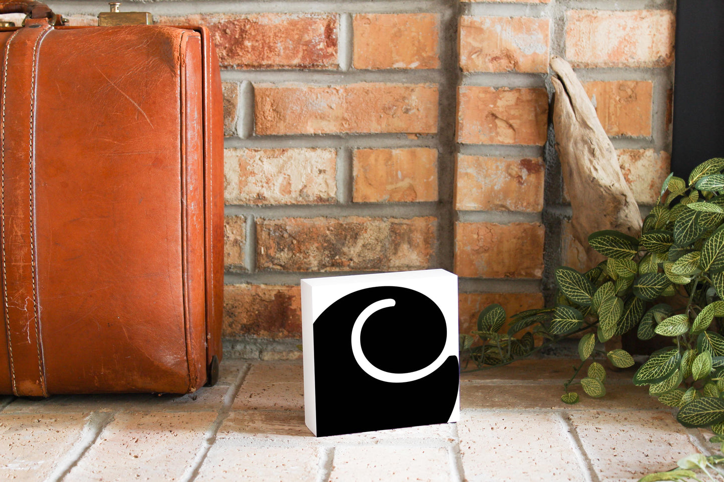 Fun Chunky Monogram C | Wood Block | Eaches | Min 4