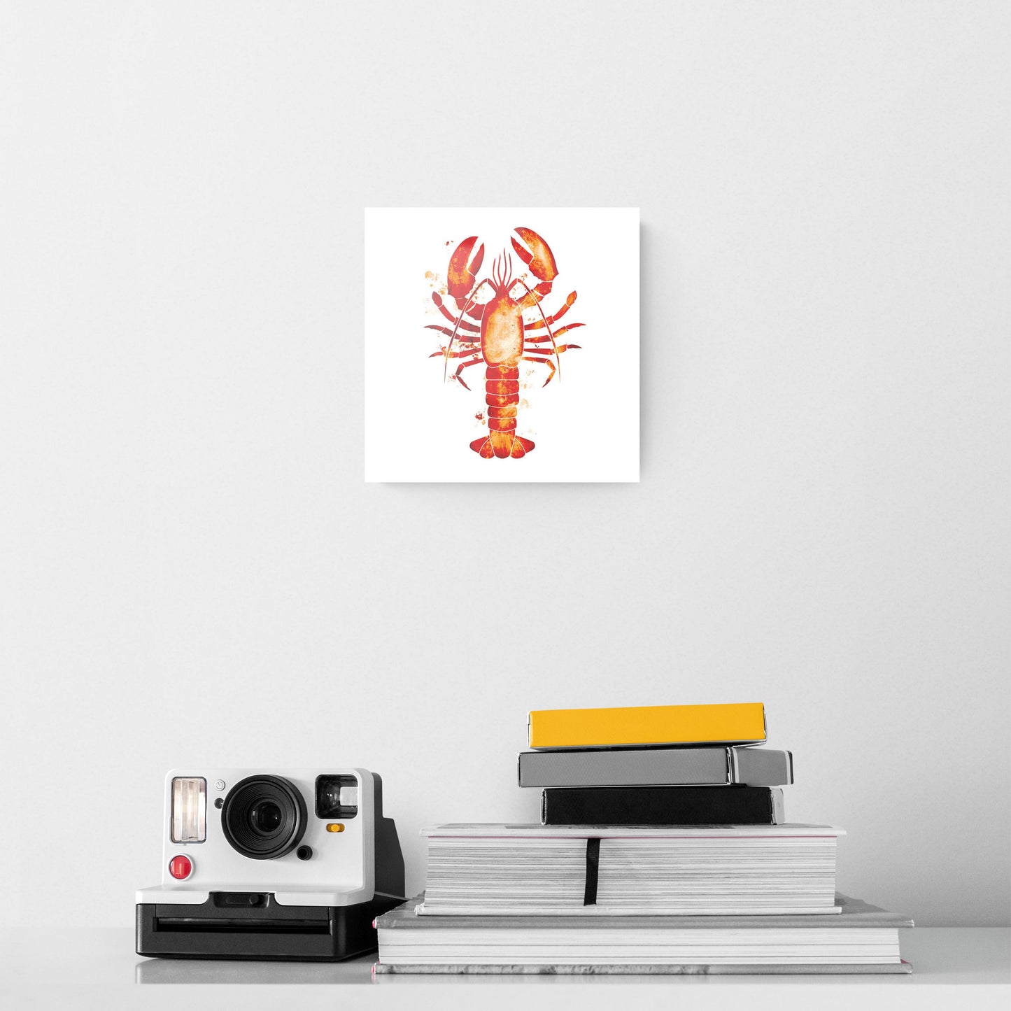 East Coast Water Color Lobster | Hi-Def Glass Art | Eaches | Min 2