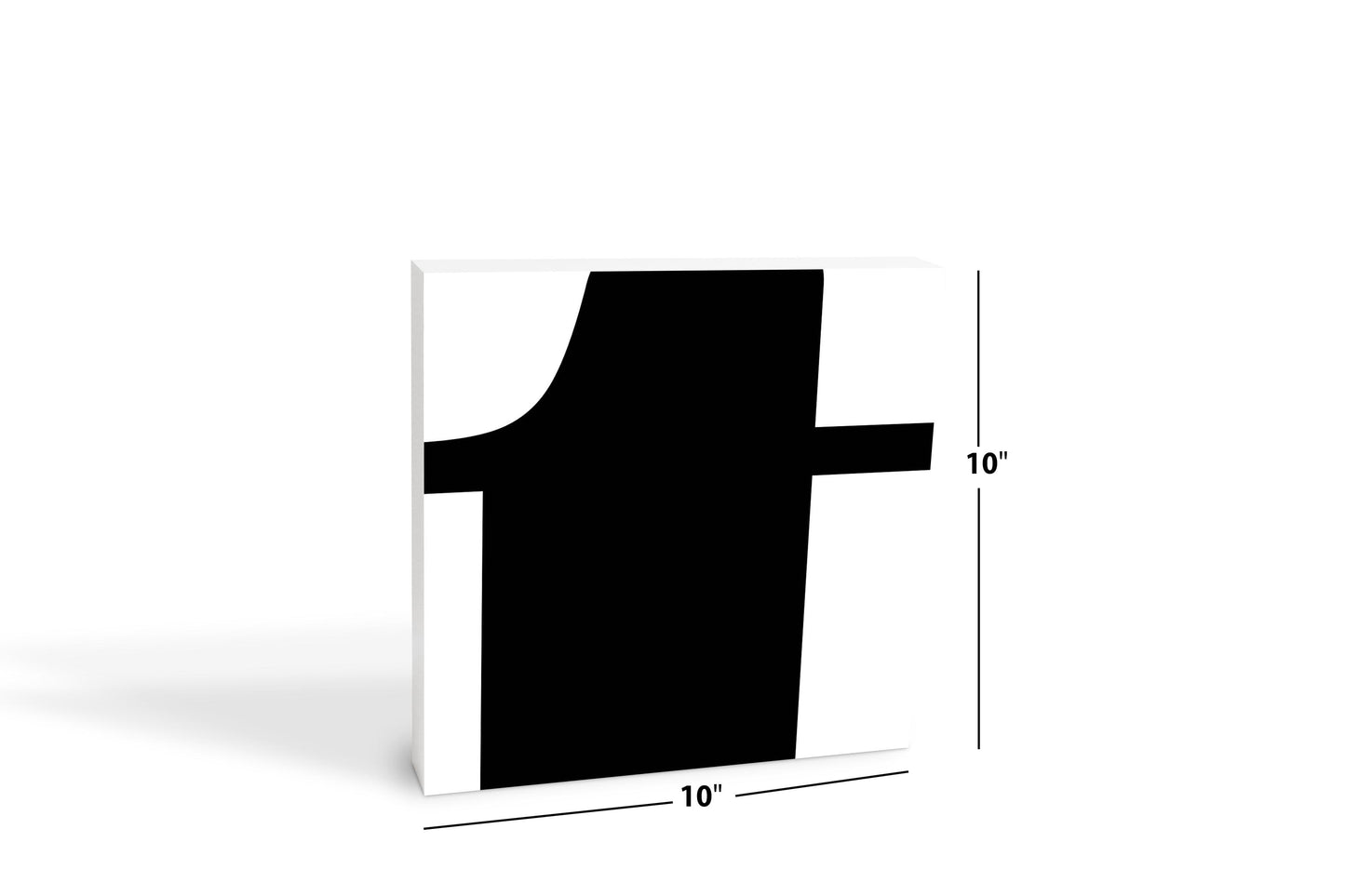Fun Chunky Monogram T | Wood Block | Eaches | Min 2