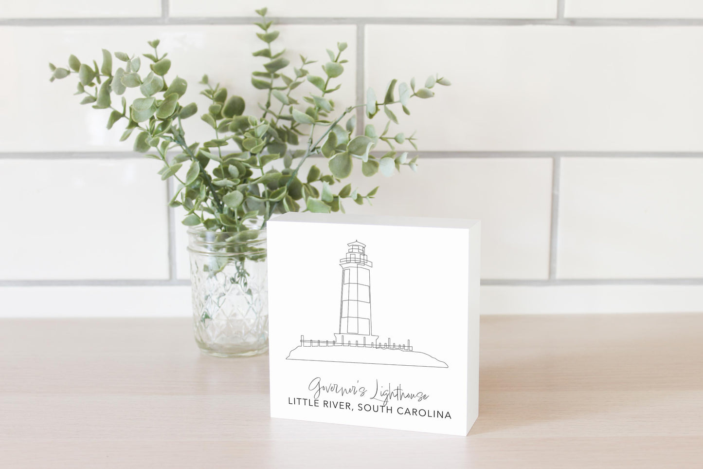 Governors Lighthouse | Wood Block | Eaches | Min 4