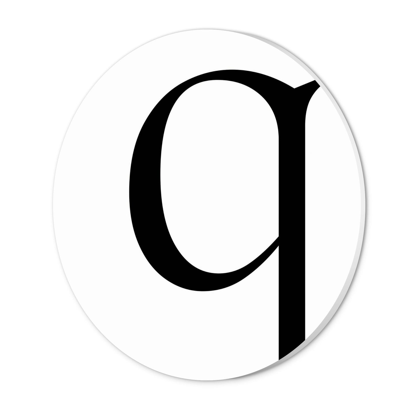Minimalist Monogram Q | Wood Sign | Eaches | Min 1