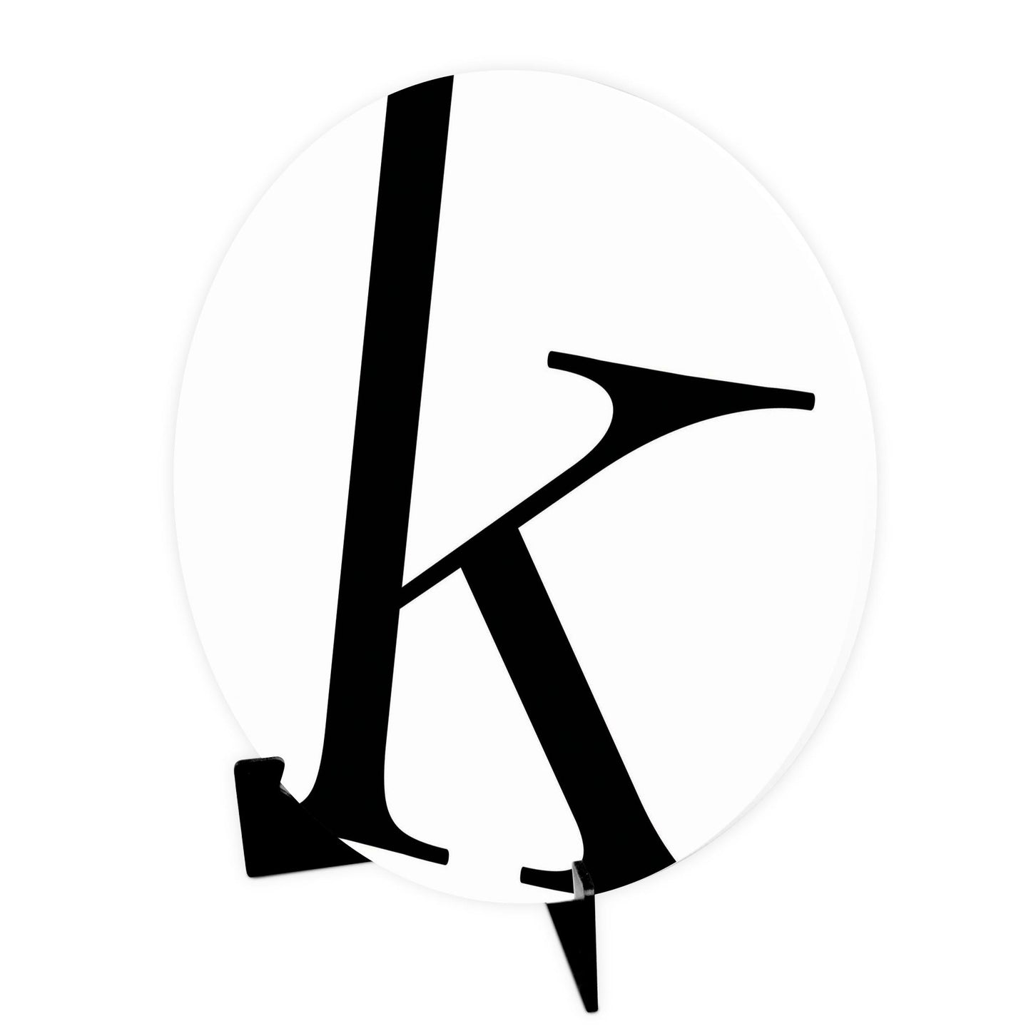 Minimalist Monogram K | Wood Sign | Eaches | Min 1