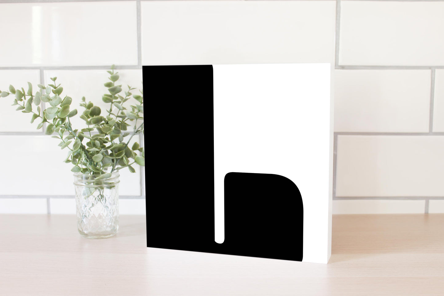 Fun Chunky Monogram L | Wood Block | Eaches | Min 2