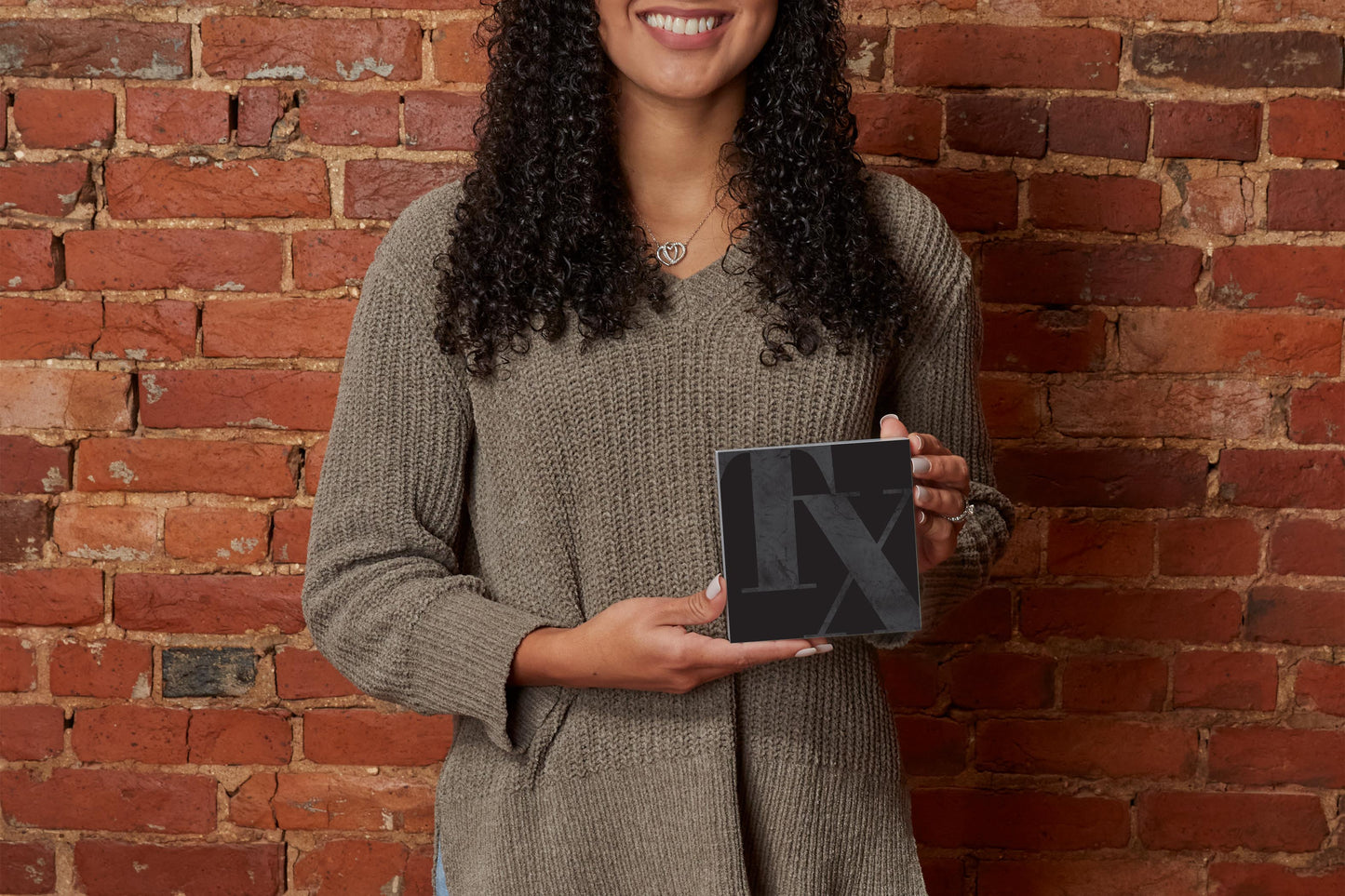 Modern Black Texas Initials | Wood Block | Eaches | Min 4