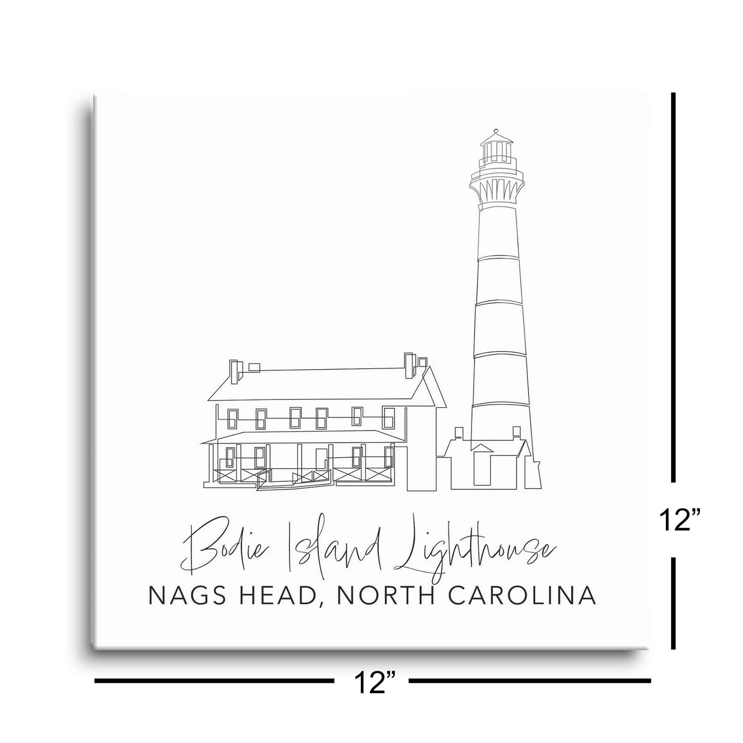 Bodie Island Lighthouse | Hi-Def Glass Art | Eaches | Min 1
