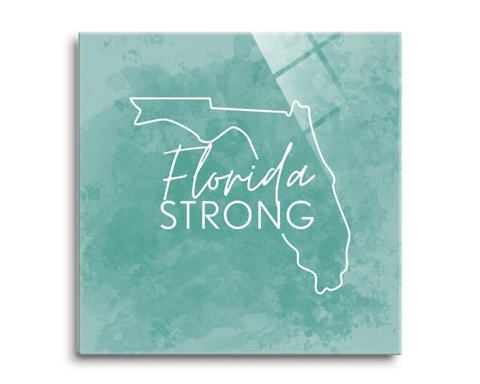 Florida Strong Blue | Hi-Def Glass Art | Eaches | Min 2