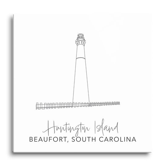 Huntington Island Lighthouse | Hi-Def Glass Art | Eaches | Min 1