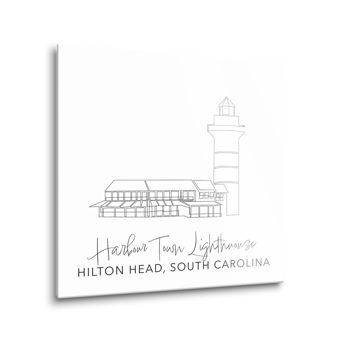 Harbour Town Lighthouse | Hi-Def Glass Art | Eaches | Min 1
