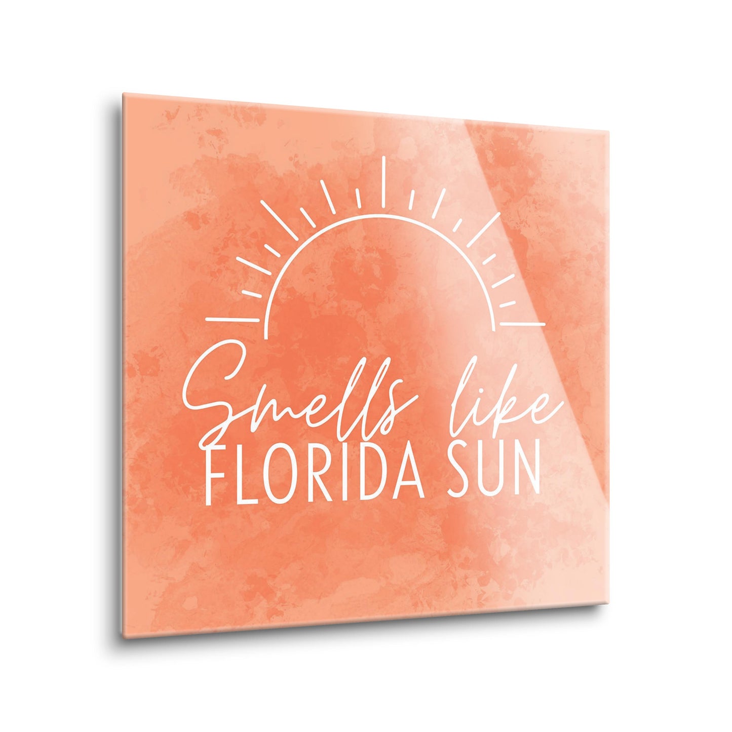 Smells Like Florida Sun Pink | Hi-Def Glass Art | Eaches | Min 2