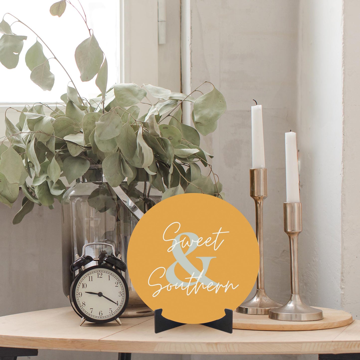 Modern Minimalist Oklahoma Sweet Southern | Wood Sign | Eaches | Min 1
