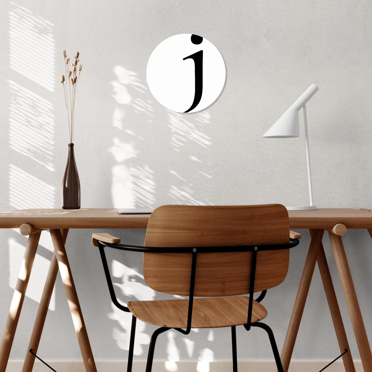 Minimalist Monogram J | Wood Sign | Eaches | Min 1